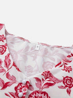 Floral V-Neck Midi Dress