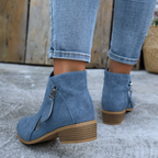 Zip Ankle Boots