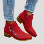 Zip Ankle Boots