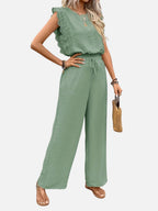 Wide Leg Trouser Set