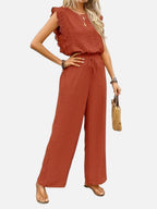Wide Leg Trouser Set
