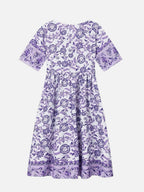 Floral V-Neck Midi Dress