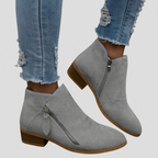 Zip Ankle Boots