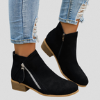 Zip Ankle Boots