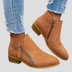 Zip Ankle Boots