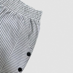 Striped Button Trousers