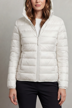 Hooded Puffer Jacket – Lightweight & Packable