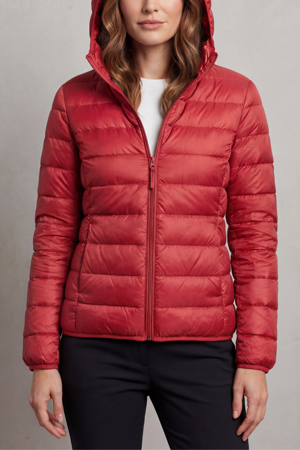 Hooded Puffer Jacket – Lightweight & Packable