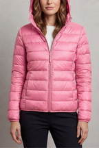 Hooded Puffer Jacket – Lightweight & Packable