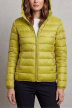 Hooded Puffer Jacket – Lightweight & Packable