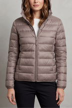 Hooded Puffer Jacket – Lightweight & Packable