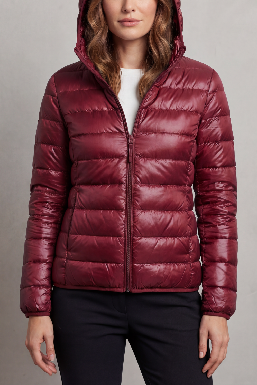 Hooded Puffer Jacket – Lightweight & Packable