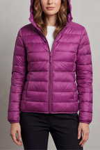 Hooded Puffer Jacket – Lightweight & Packable