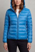 Hooded Puffer Jacket – Lightweight & Packable