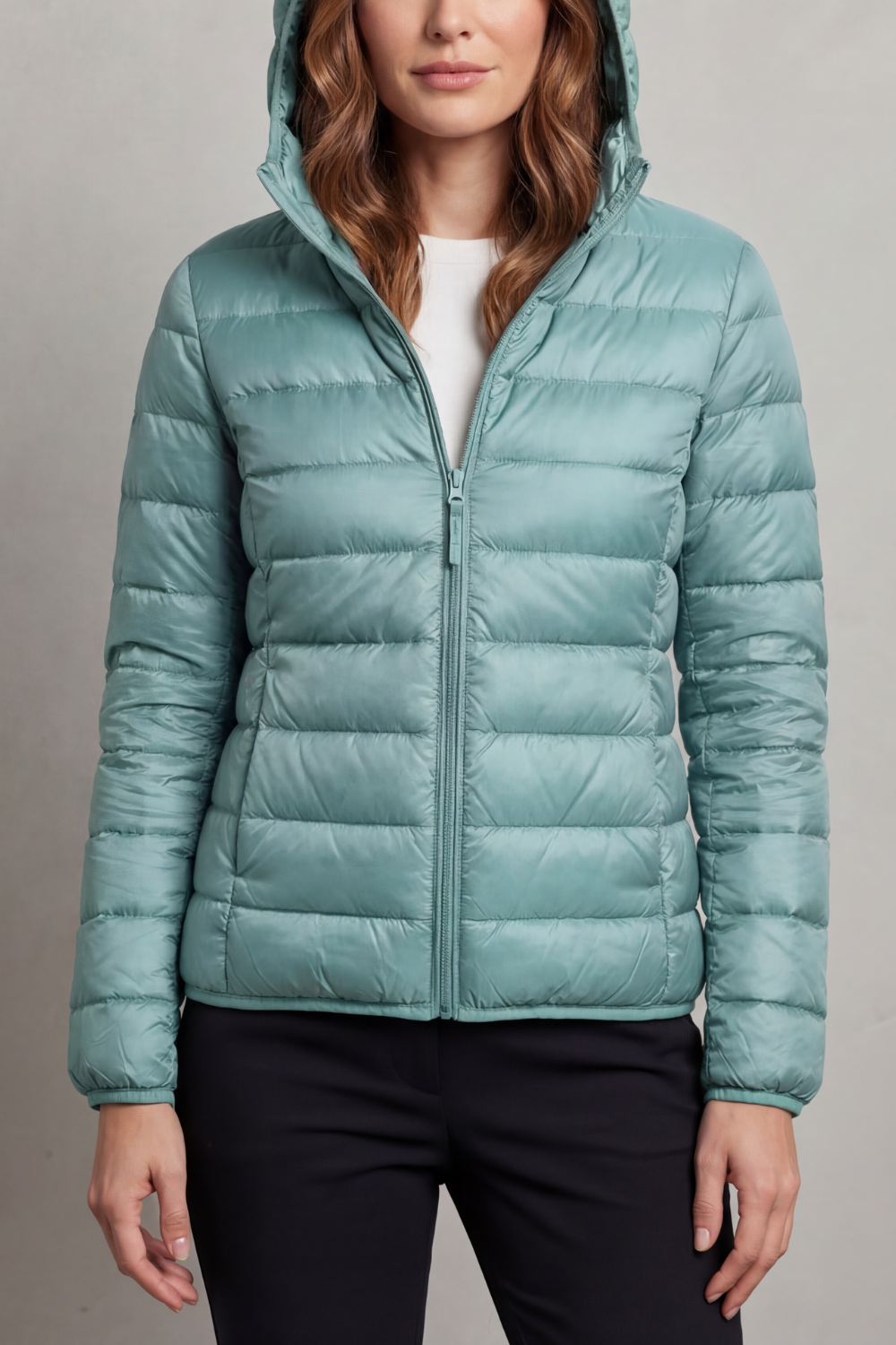 Hooded Puffer Jacket – Lightweight & Packable
