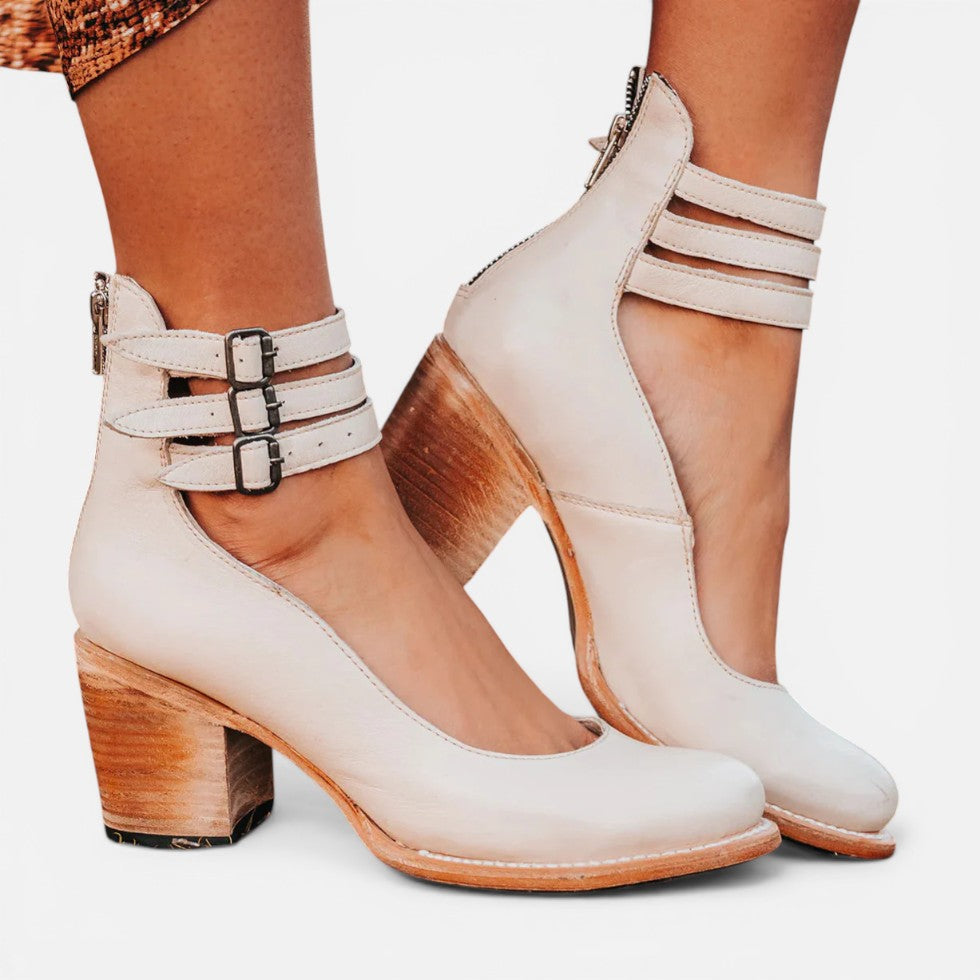 Women's Buckle Ankle Boots