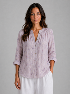 Bohemian V-Neck Blouse