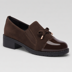 Chunky Loafers with Bow Detail