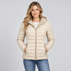 Padded Jacket Hooded Lightweight Commuter Coat