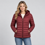 Padded Jacket Hooded Lightweight Commuter Coat