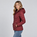 Padded Jacket Hooded Lightweight Commuter Coat