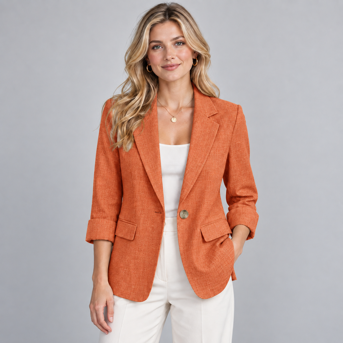 Blazer Lightweight Three-Quarter Sleeve