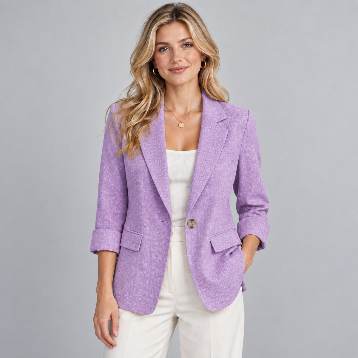 Blazer Lightweight Three-Quarter Sleeve