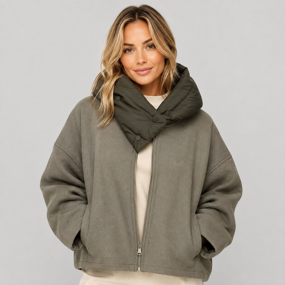 Padded Jacket Oversized Hooded