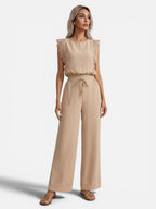 Wide Leg Trouser Set