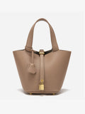 Women's Leather Bucket Bag