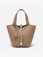 Leather Bucket Bag