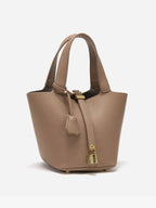 Leather Bucket Bag