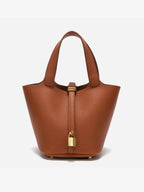 Leather Bucket Bag