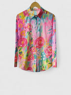 Colourful Print Blouse