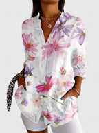 Colourful Print Blouse