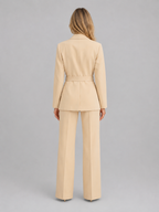 Belted Blazer Trouser Set