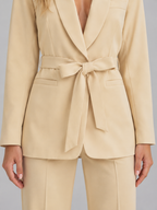 Belted Blazer Trouser Set