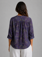 Bohemian V-Neck Blouse
