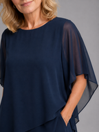 Chiffon Two-Piece Set