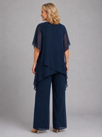 Chiffon Two-Piece Set