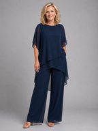 Chiffon Two-Piece Set