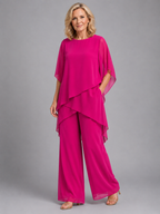 Chiffon Two-Piece Set