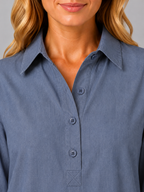 Tiered Maxi Shirt Dress