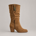 Cowboy Fringe Mid-Calf Boots