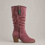Cowboy Fringe Mid-Calf Boots