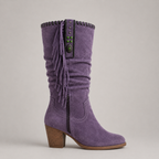 Cowboy Fringe Mid-Calf Boots