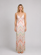 Crochet Knit Maxi Dress