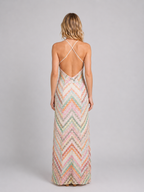 Crochet Knit Maxi Dress