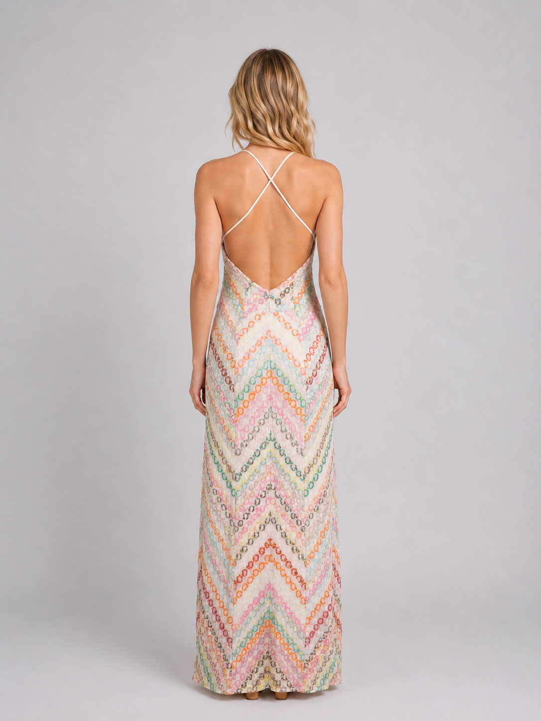 Women's Crochet Knit Maxi Dress