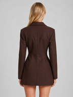 Double-Breasted Blazer Dress